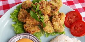 Deep- fried pork with garlic