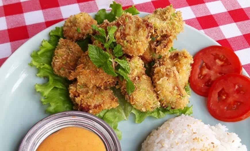 Deep- fried pork with garlic