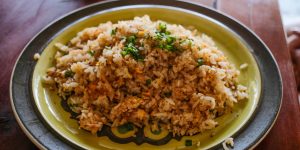 Fried rice egg