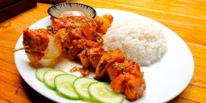 Grilled Chicken skewers