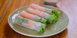 Fresh Springrolls with Tofu