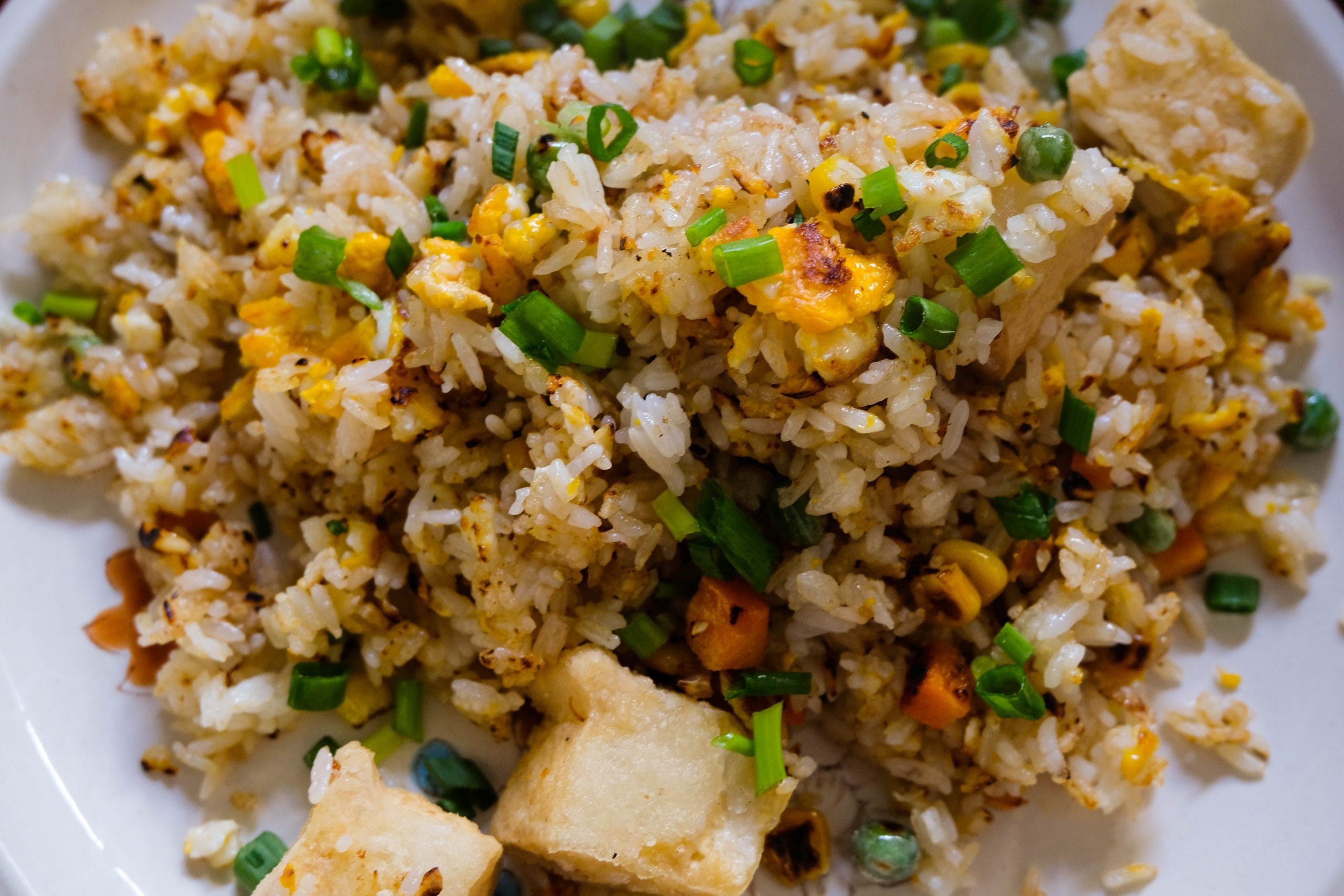 Fried rice with egg and tofu ( Vegetarian) - Gluten free - Image 2