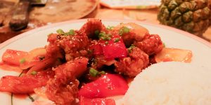 Sweet and sour prawns Chinese style - Gluten free