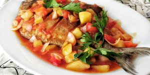 Sweet and sour crispy fish ( Promfet)