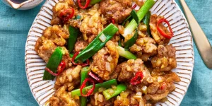Salt and pepper chicken/pork
